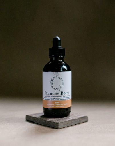 Picture of WILD RAVEN HERBALS - IMMUNE BOOST TINCTURE 100ML